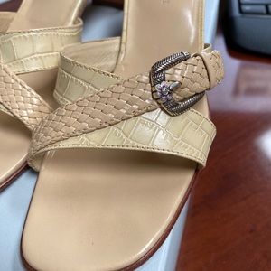 Brighton Tan Slip on’s